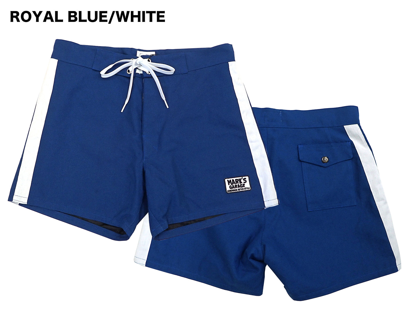 MARK'S GARAGE×HOLYSMOKE SURF TRUNKS / SIDE TWO LINES