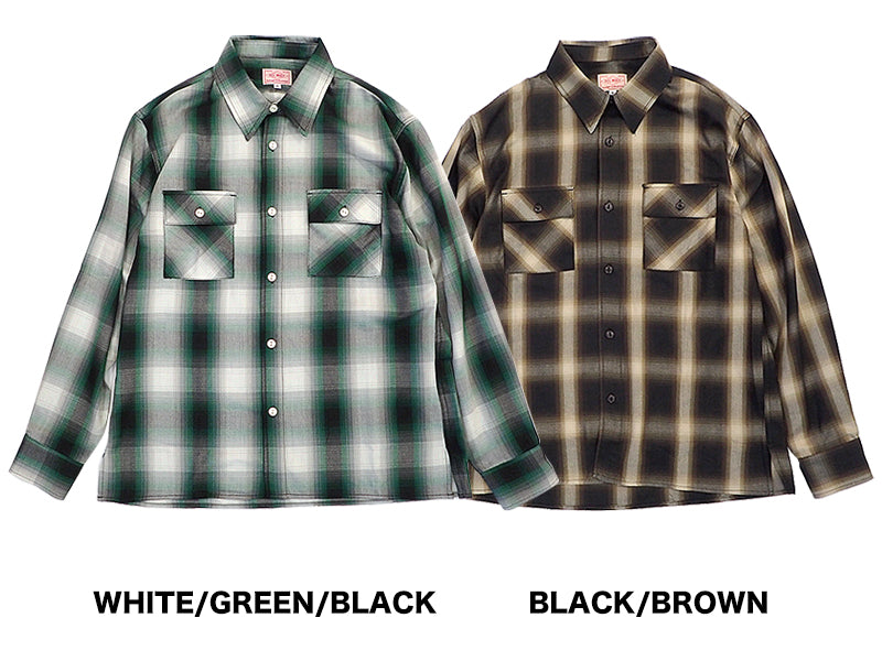 [BIG MIKE] RAYON BLEND OMBRE L/S SHIRTS