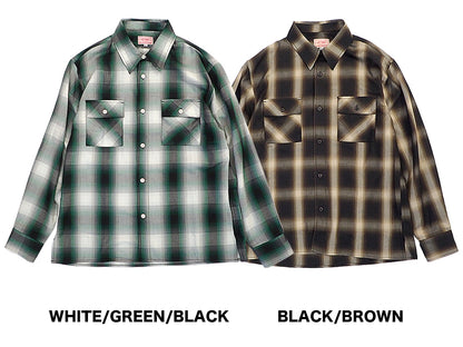 [BIG MIKE] RAYON BLEND OMBRE L/S SHIRTS