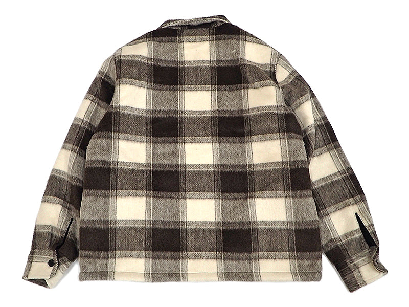 【BIG MIKE】起毛チェック裏キルティングジャケット