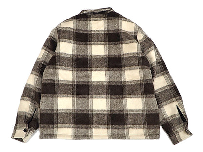 【BIG MIKE】起毛チェック裏キルティングジャケット