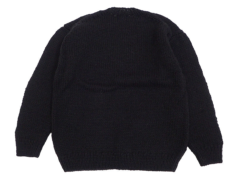 【THRIFTY LOOK】HEART HAND KNIT CREW