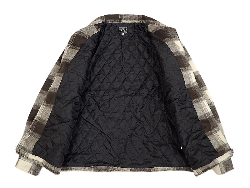【BIG MIKE】起毛チェック裏キルティングジャケット