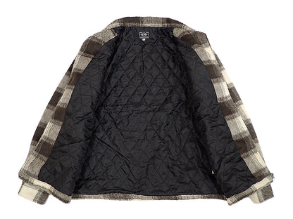 【BIG MIKE】起毛チェック裏キルティングジャケット