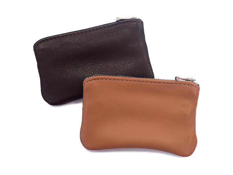 【Moonshine Leather】DOUBLE ZIPPERED POUCH
