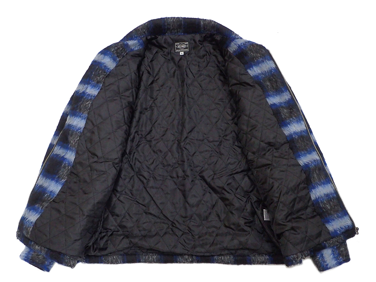 【BIG MIKE】BRUSHED CHECK QUILTED JACKET