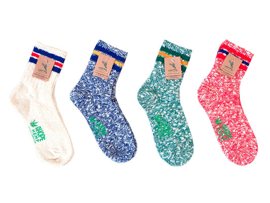 A HOPE HEMP COTTON × HEMP LINE SOCKS