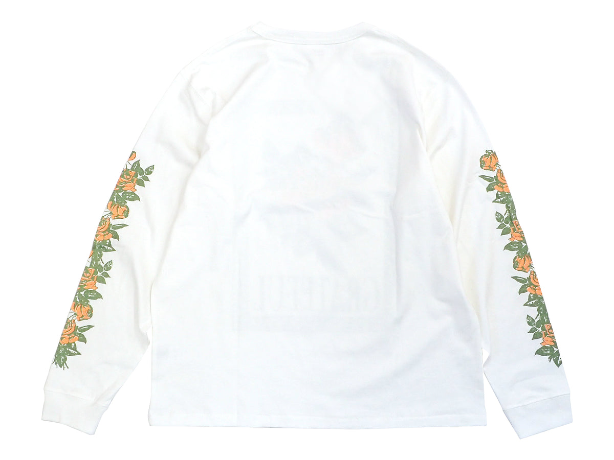 【HAVE A GRATEFUL DAY】TWO ROSES L/S TEE