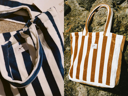 【SLOW TIDE】CABANA TERRY TOTE