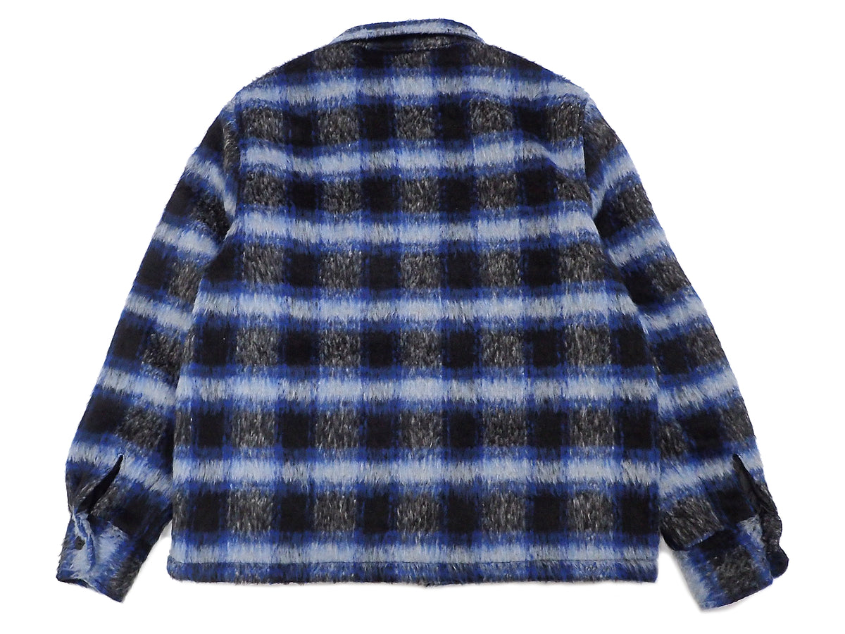 【BIG MIKE】BRUSHED CHECK QUILTED JACKET