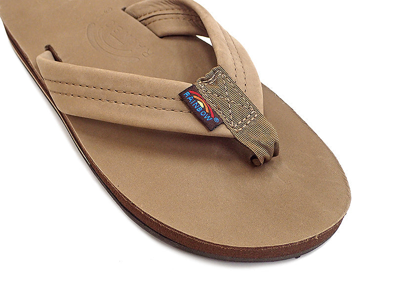 Rainbow Sandals Double Layer"Dark Brown"