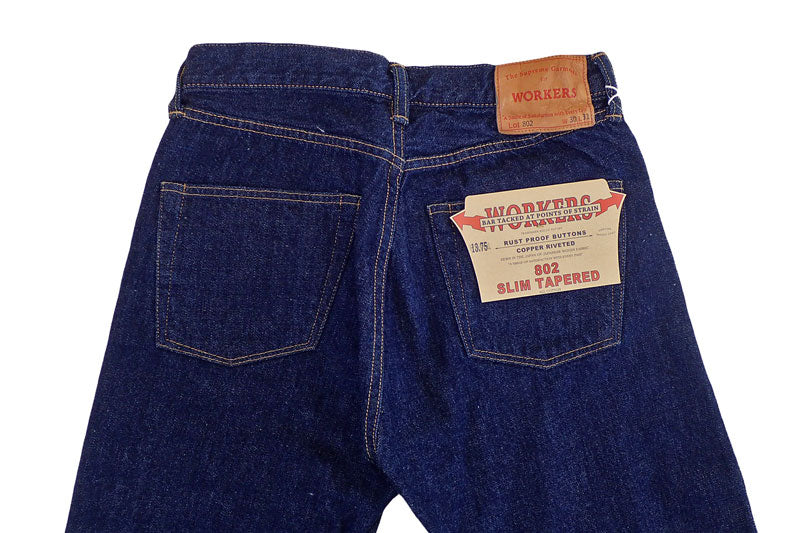 【WORKERS】Lot 802 Slim Tapered