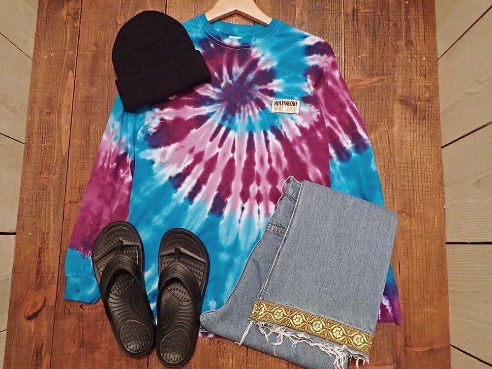 HOLYSMOKE TIEDYE L/S TEE 