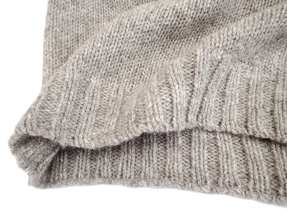 【Harley of Scotland】CHUNKY CREW FAIRISLE YOKE SWEATER