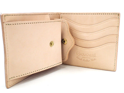 【GO WEST】SHORT WALLET (二つ折)/PAISLEY PRINT LEATHER