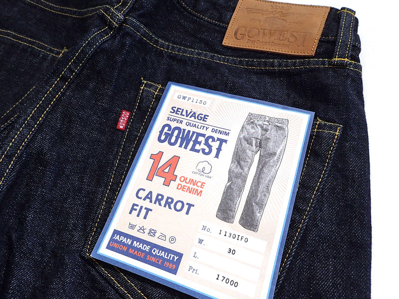 【GO WEST】CARROT FIT 5PK PANTS/ONE WASH