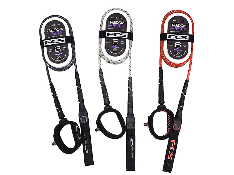 【FCS】FREEDOM HELIX LEASH/ALL ROUND 6'