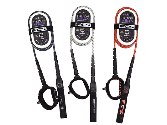 【FCS】FREEDOM HELIX LEASH/ALL ROUND 6'