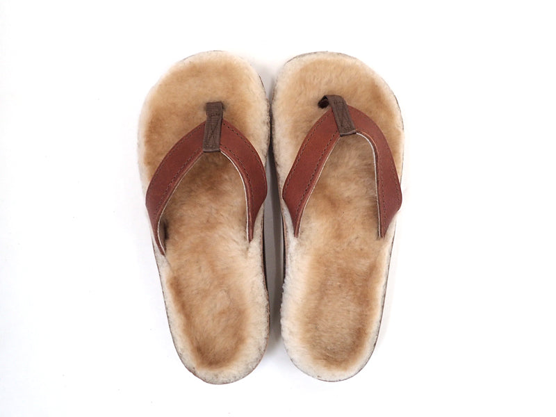 【THE SANDALMAN】SHEEPSKIN SANDAL HOLY SMOKE別注