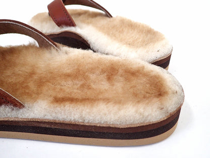 【THE SANDALMAN】SHEEPSKIN SANDAL HOLY SMOKE別注