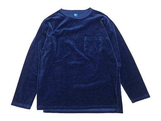 【Good On】L/S VELOUR PKT TEE