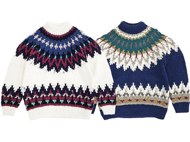 【GO WEST】ESCAPE HAND KNIT SWEATER