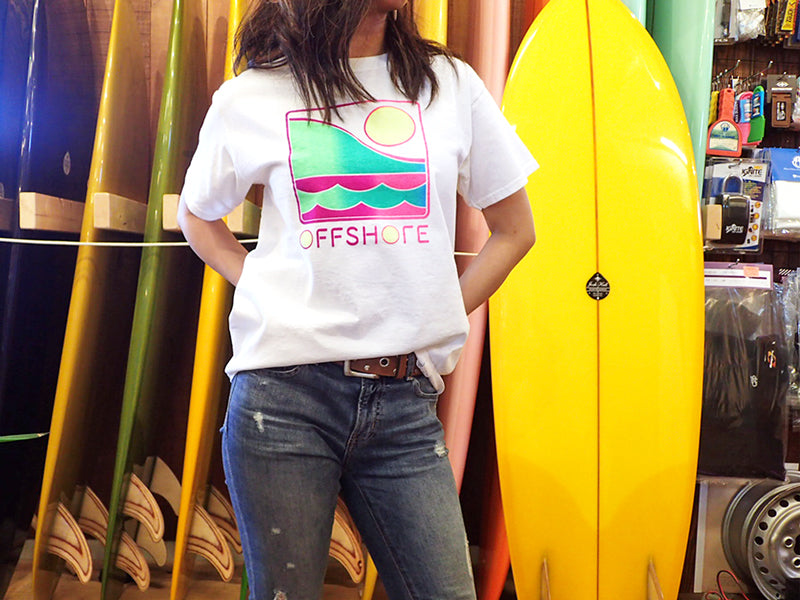 【OFF SHORE】Ladies GRADATION LOGO S/S TEE