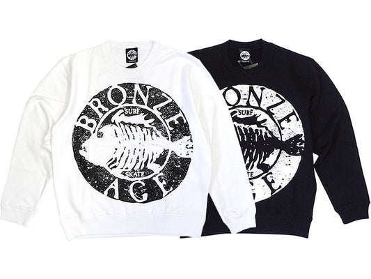 【BRONZE AGE】FRONT LOGO CREW SWEAT