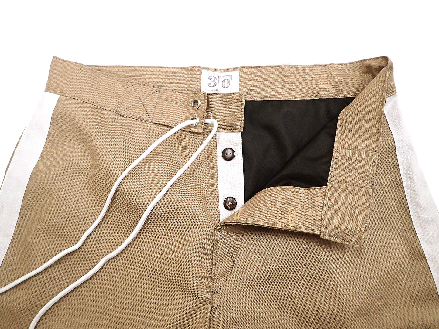 MARK'S GARAGE×HOLYSMOKE SURF TRUNKS / SIDE TWO LINES