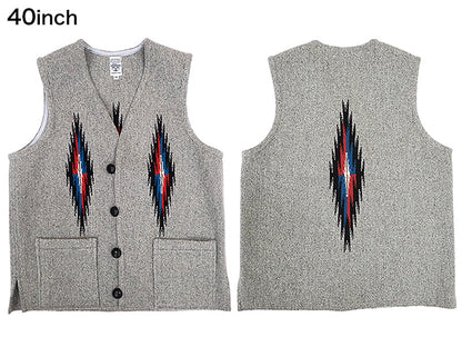 [ORTEGA'S] SQUARE CHIMAYO VEST 