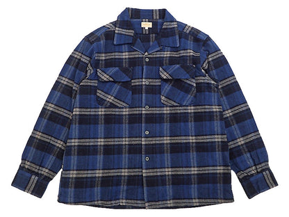 【GO WEST】FLEECE LINED HEAVY TWILL CHECK