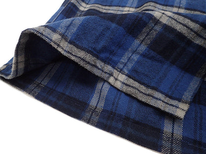 【GO WEST】FLEECE LINED HEAVY TWILL CHECK