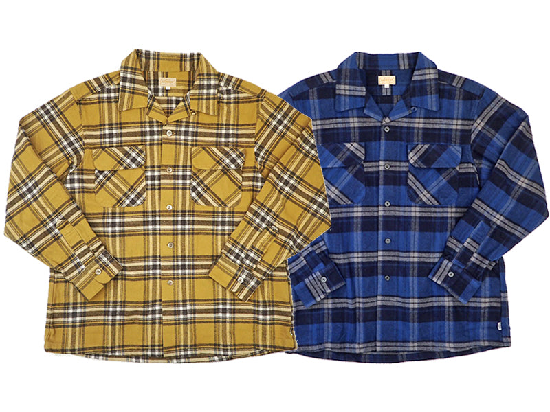 【GO WEST】FLEECE LINED HEAVY TWILL CHECK