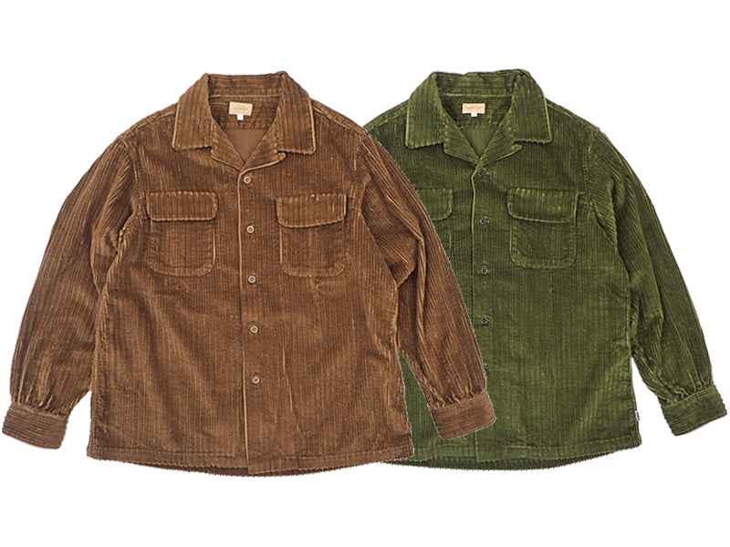 【GO WEST】HIGH LOW AIR CORDUROY SHIRTS