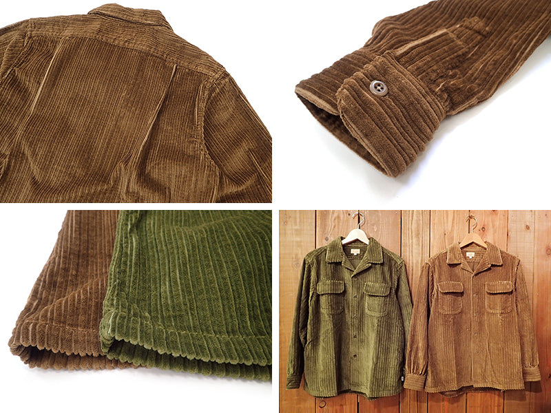 【GO WEST】HIGH LOW AIR CORDUROY SHIRTS