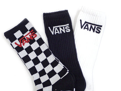 【VANS】CLASSIC CREW 3SET SOCKS(MIX)