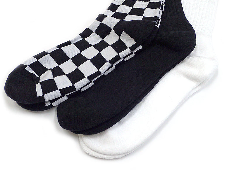 【VANS】CLASSIC CREW 3SET SOCKS(MIX)