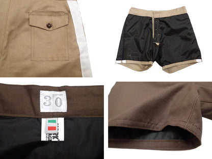 MARK'S GARAGE×HOLYSMOKE SURF TRUNKS / SIDE TWO LINES