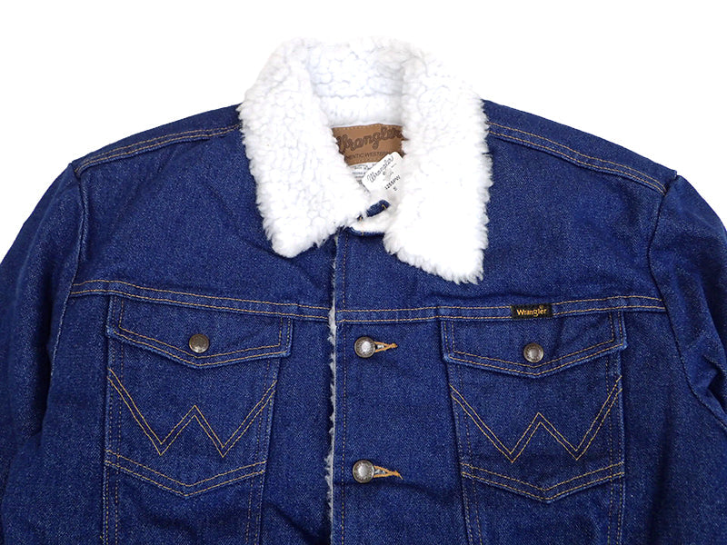 【WRANGLER】WESTERN SHARPA LINED DENIM JACKET