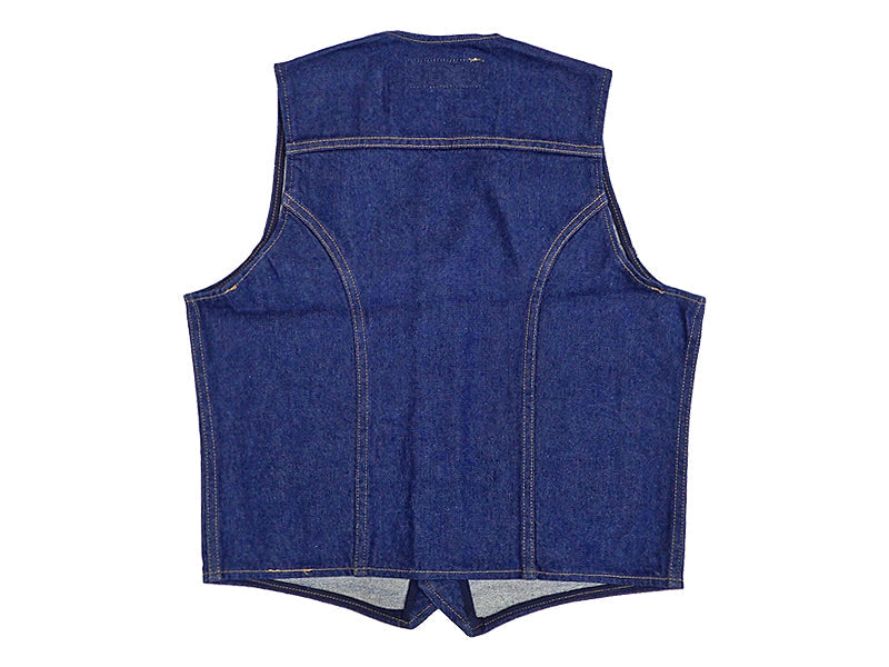 【WRANGLER】UNLINED DENIM VEST IN PREWASHE