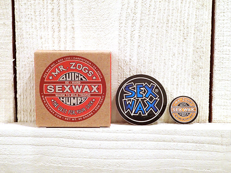 SEX WAX CIRCLE STICKER