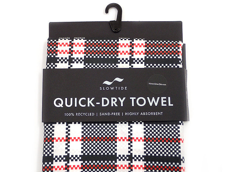 【SLOW TIDE】PLAID QUICK DRY TOWEL