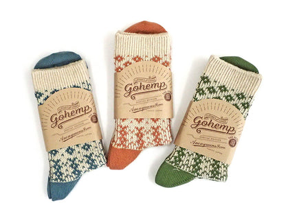 【GOHEMP】JQ THREE QUARTER SOCKS