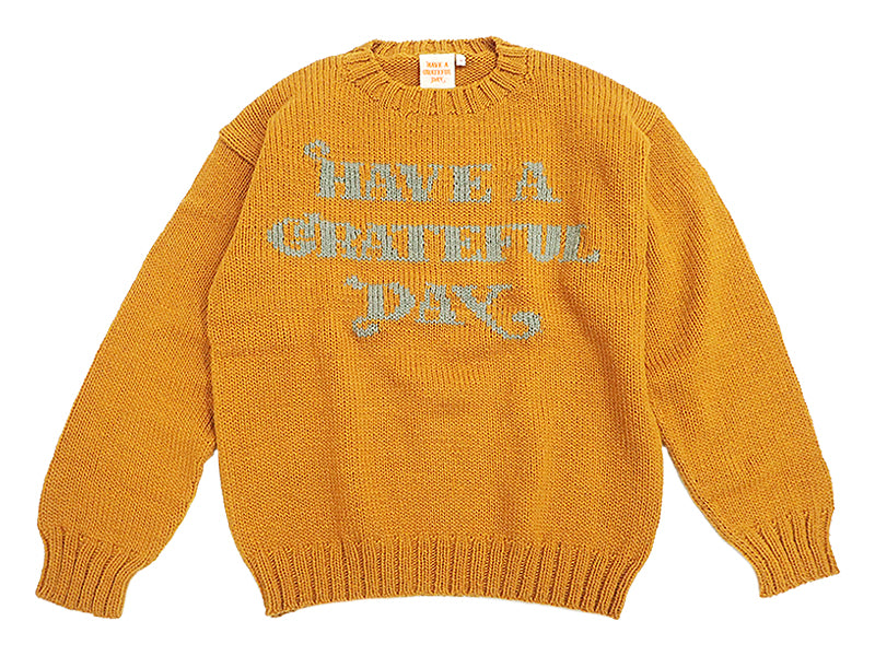 【HAVE A GRATEFUL DAY】WOOL KNIT CREW