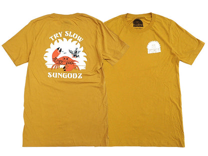 [SUN GODZ CALIFORNIA] TRY SLOW S/S TEE 