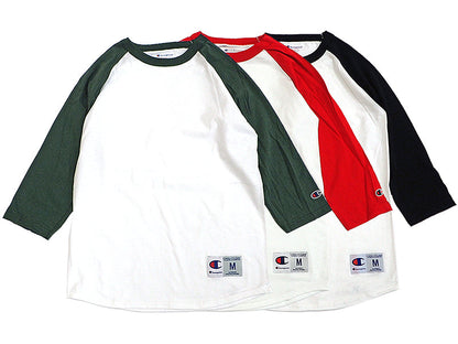 【Champion】5.2oz RAGLAN BASEBALL TEE