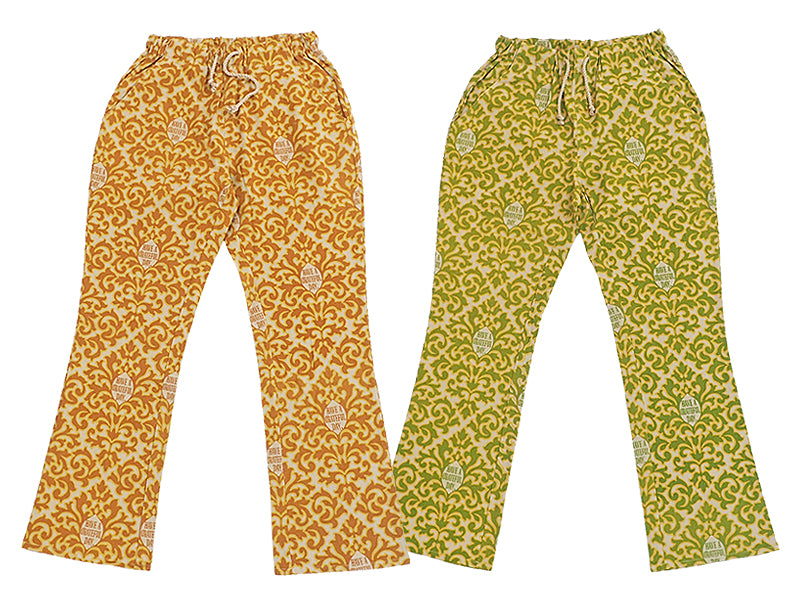 【HAVE A GRATEFUL DAY】FLOWER CUT EASY PANTS