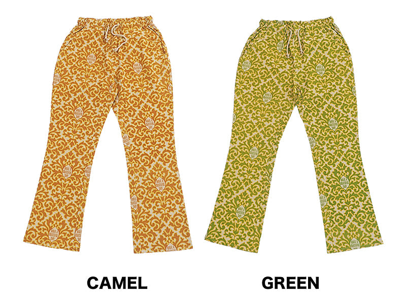 【HAVE A GRATEFUL DAY】FLOWER CUT EASY PANTS