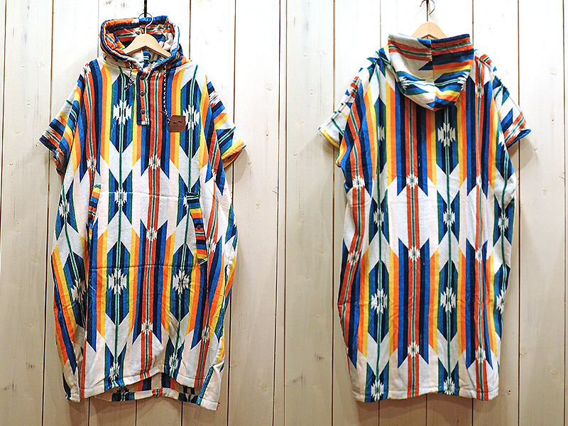 【SLOW TIDE】YORK PONCHO MULTI