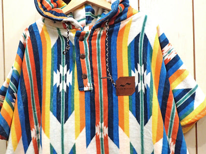 【SLOW TIDE】YORK PONCHO MULTI